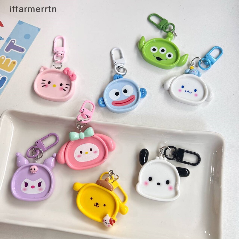 Iff kawaii sanrio Móc Khóa Hoạt Hình Quái Vật Đáng Yêu Bằng Nhựa resin Trang Trí Ba Lô Đi Học Quà Tặng