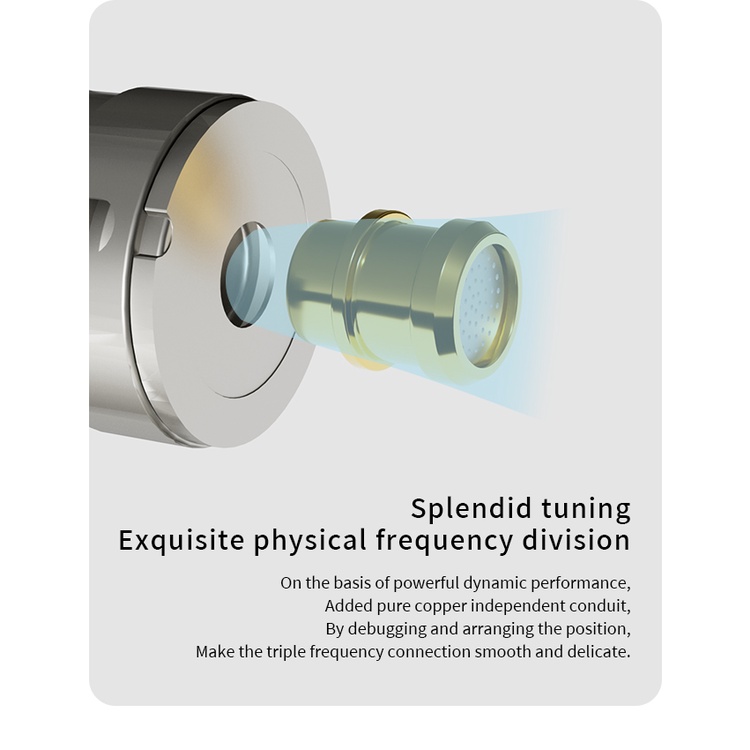 Nd Tai Nghe Nhét Tai zr 10mm Âm Thanh hifi Sống Động Chất Lượng Cao