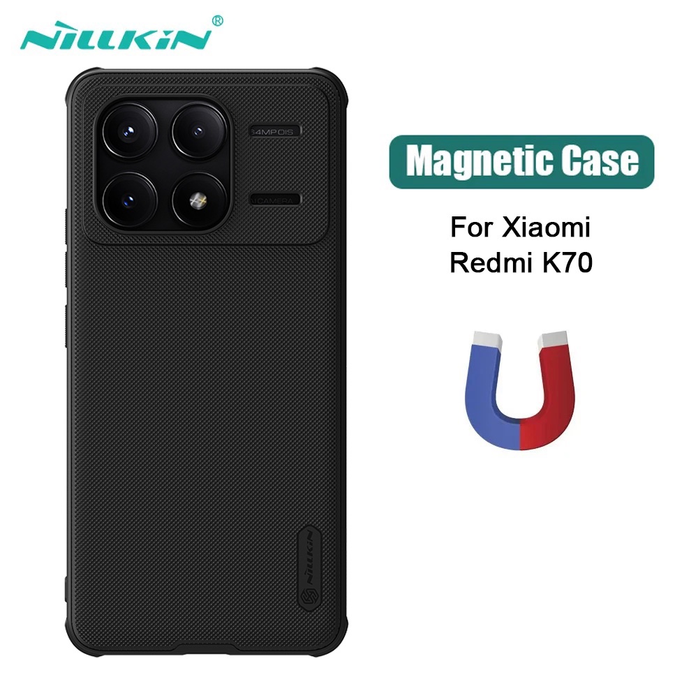 Ốp lưng Redmi K70 Nillkin Frosted Shield Pro nam châm Ốp lưng cho Xiaomi Redmi K70 Pro