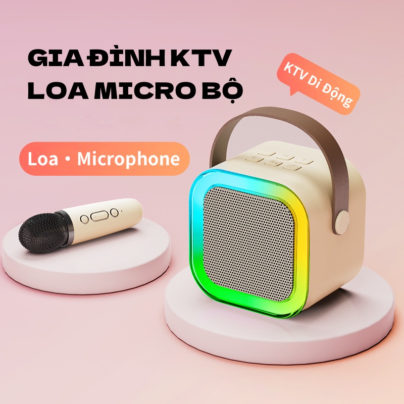 Bộ Micro bluetooth k12 Âm Thanh Sống Động Chất Lượng Cao