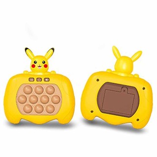 Pikachu Fast Pace Pop Push it Puzzle Game Controller Sensory Fidget Pop Toy