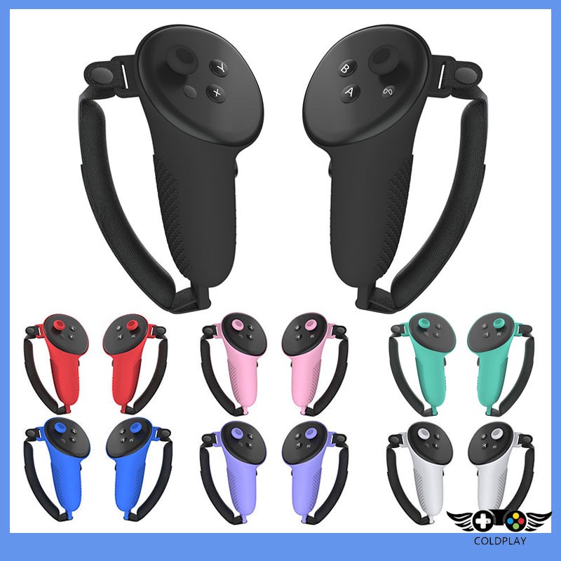 Dành Cho Meta Quest 3 Tay Cầm TPU Vỏ Bảo Vệ Bộ Điều Khiển Chống Sốc Tay Cầm Bảo Vệ Dành Cho Phụ Kiện