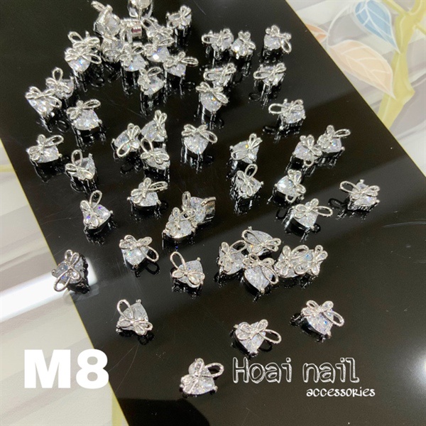 Charm gắn móng tay nơ M8 (giá 1 cái)