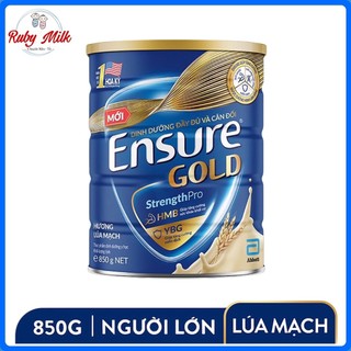 Sữa bột ensure gold hương lúa mạch lon 800g
