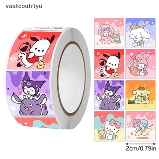 Cuộn 500 Miếng Dán Trang Trí Kiểu Hoạt Hình Dễ Thương