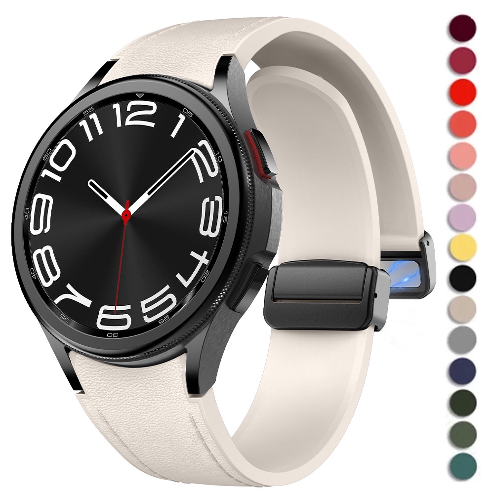 Dây Đeo Bằng Silicone Dành Cho Đồng Hồ Samsung Galaxy Watch 6 5 4 40mm 44mm 5Pro 45mm Watch 6 Classi