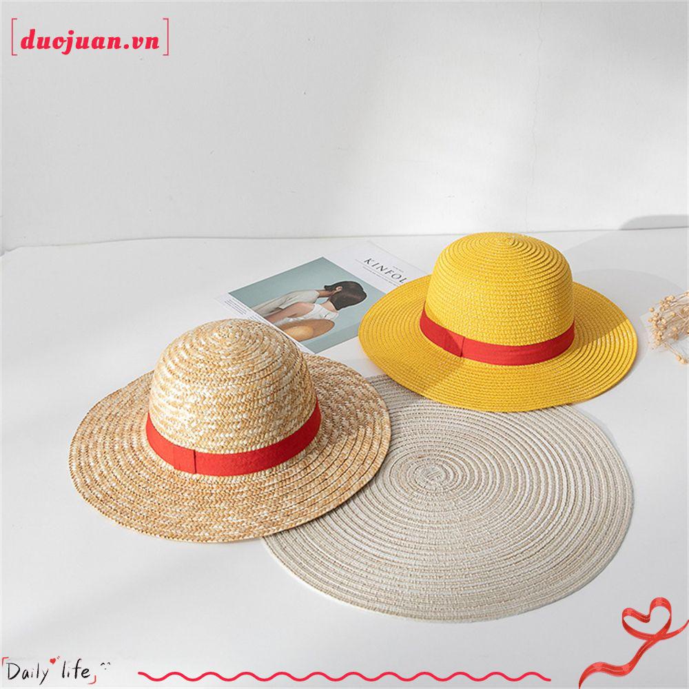 Nón Cối Rộng Vành Hóa Trang Nhân Vật Luffy Trong Phim One Piece