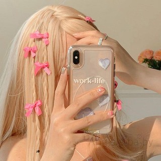 Hian-mini Tóc Nơ Kẹp Tinh Tế Satin Nơ Tóc Barrettes Kawaii Phụ Kiện Tóc