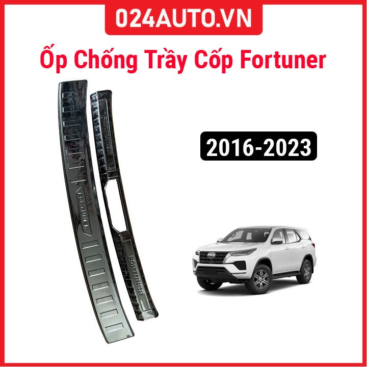 Ốp chống trầy cốp trong ngoài fortuner 2017-2023