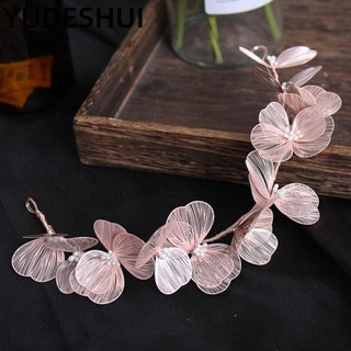 YUDESHUI Leaf Headband Wedding Party Hair Accessories Bridal Hair Bands Hair Jewelry