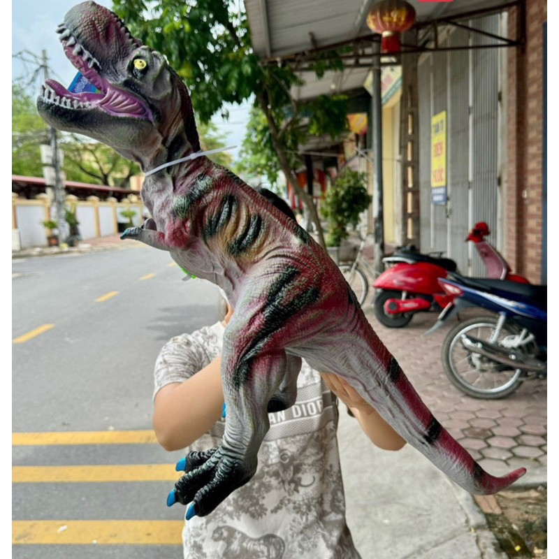Mô Hình Đồ Chơi Khủng Long Bạo Chúa T-Rex, Khủng Long Godzilla Có Nhạc Cho Bé