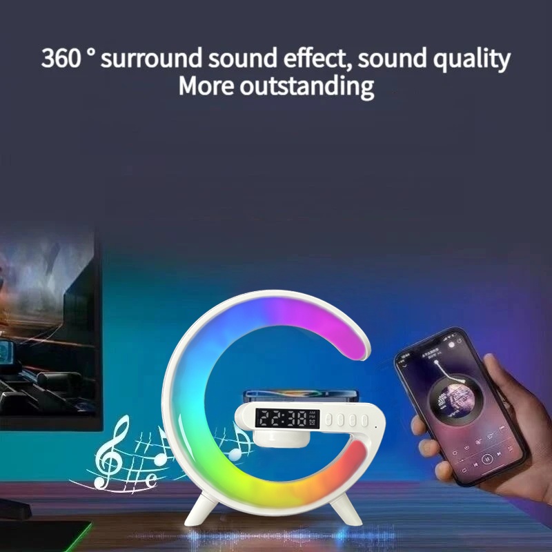 Đế Sạc Nhanh Không Dây Đa Năng tf rgb 15w Cho iphone samsung xiaomi huawei