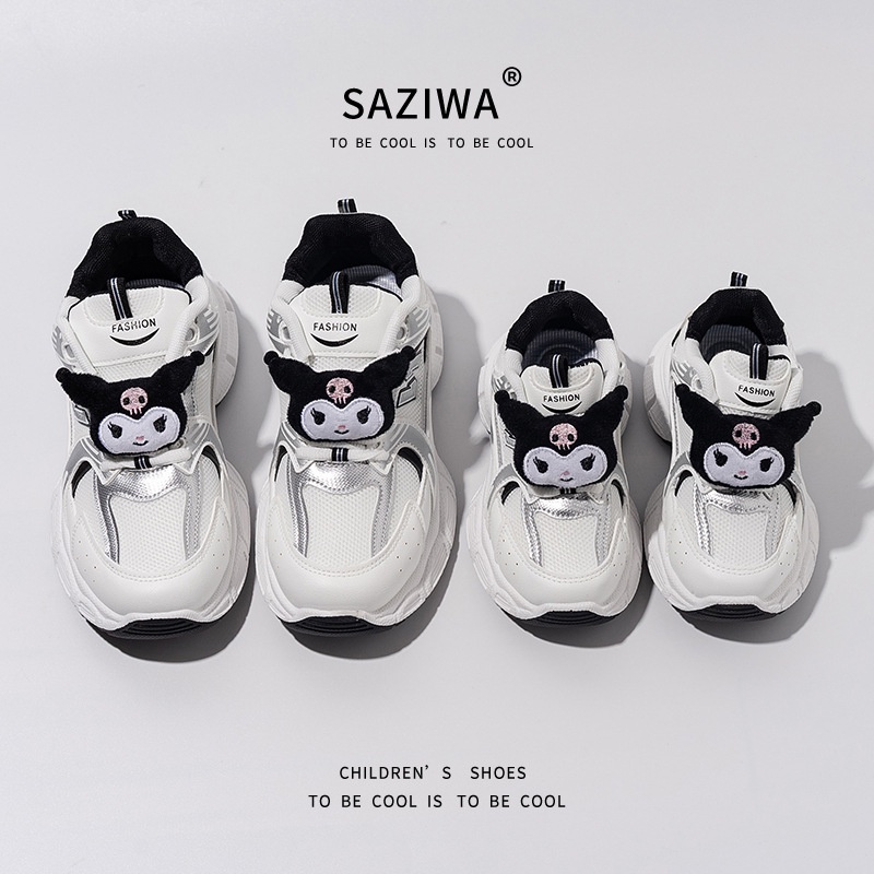 Hoạt Hình Giày Thể Thao Dạng Lưới Thoáng Khí Chống Mòn Thời Trang Mùa Thu 2023 Cho Mẹ Và Bé