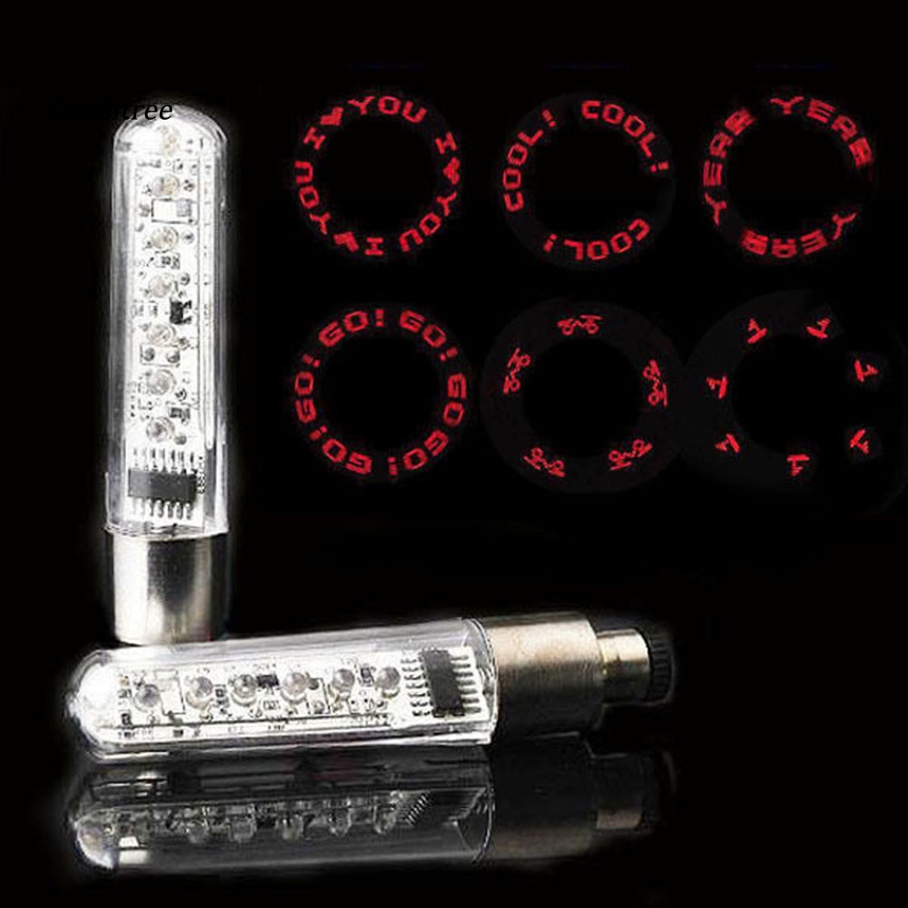 Đèn led 7 Bóng Gắn Nắp Van Bánh Xe Đạp / Xe Máy / Xe Hơi