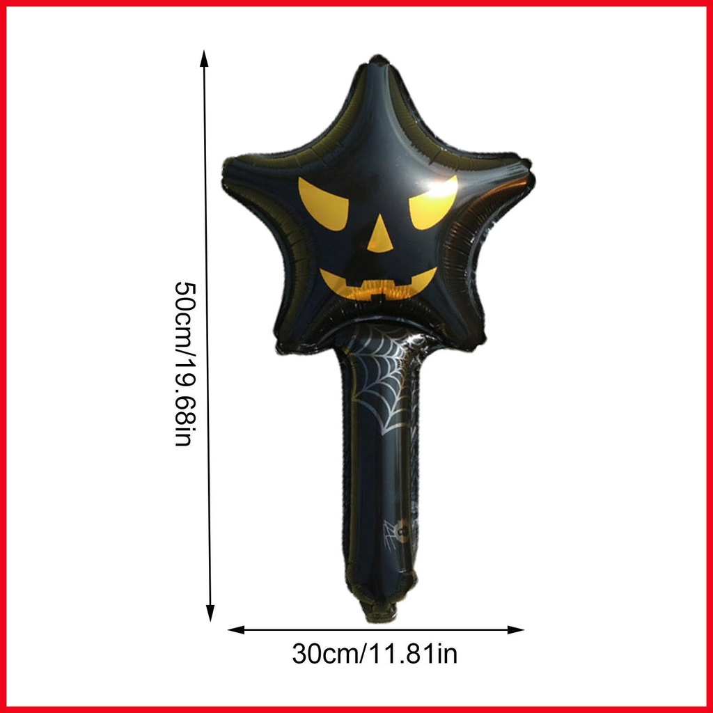 Set 10 Bong Bóng Bơm Hơi Hình Cây Gậy Hai Mặt Dễ Thương