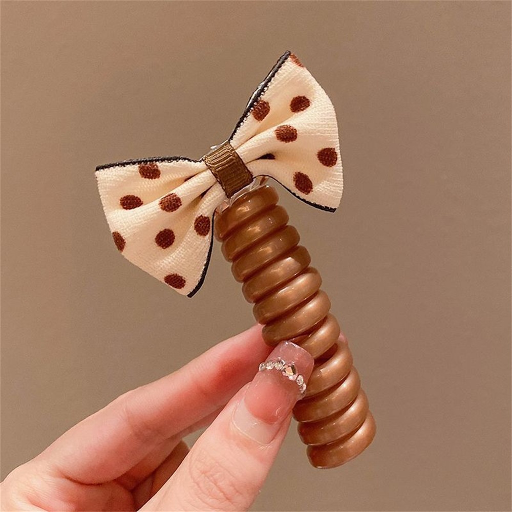 1 Dây Buộc Tóc Lò Xo Co Giãn Không Làm Tổn Thương Tóc Cho Bé Gái