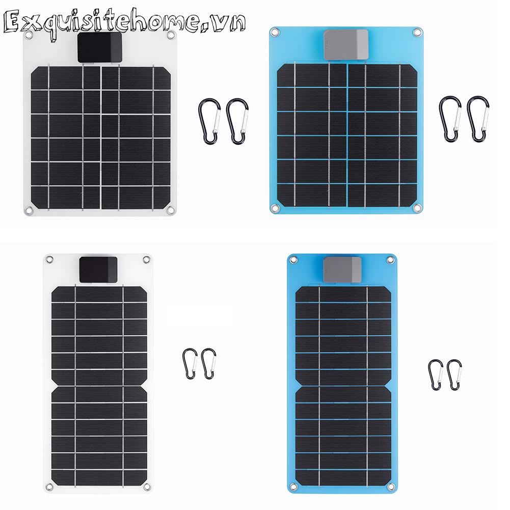 Tấm Sạc Pin Năng Lượng Mặt Trời 20w / 25w 5v usb Dành Cho Điện Thoại Di Động