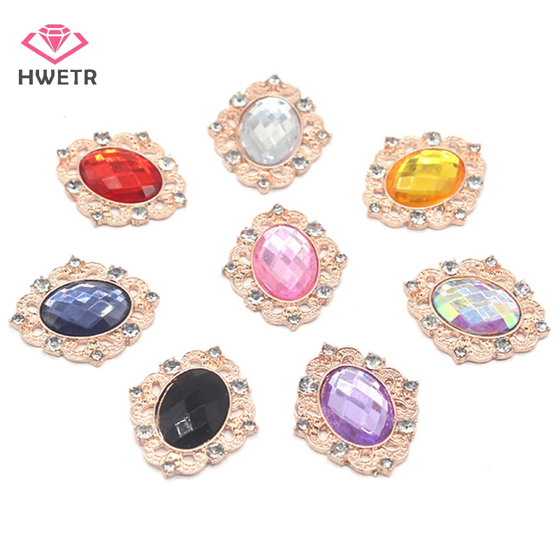 Nút Hợp Kim 26 * 31mm May Vá Trang Trí Đám Cưới diy Mới