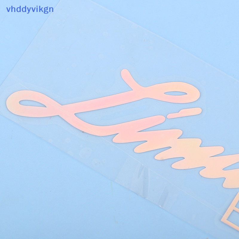 Vhdd 1 Miếng Dán Phản Quang In Chữ Tiếng Anh Sáng Tạo Trang Trí Xe Hơi vn