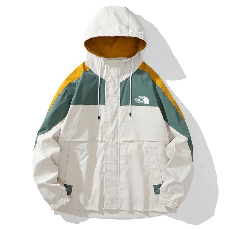 Thenorthface Áo Khoác Dáng Rộng unisex Chính Hãng 100% Chống Gió Ấm Áp Thời Trang Mùa Thu