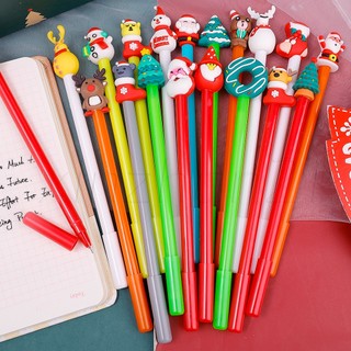 Bút kí tên nhỏ và tươi mới sáng tạo ngòi 0.5 màu đen / quà giáng sinh cho học sinh / trẻ em