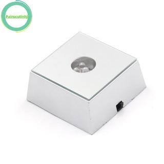 Đế trưng bày tượng pha lê 3 đèn led độc đáo