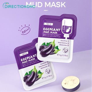 Phim bùn cà tím 5g Mặt nạ bùn Làm sạch da mặt Phim bùn Sản phẩm chăm sóc da DIRE