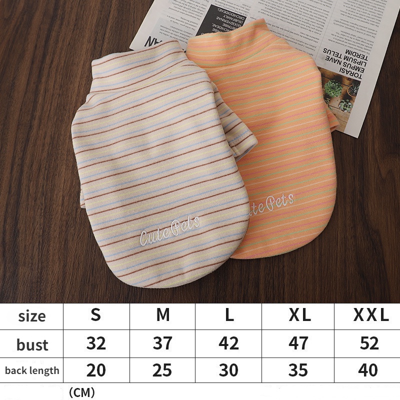 Áo vest Cổ Cao Giữ Ấm Mùa Đông Phong Cách Hàn Quốc Cho Thú Cưng