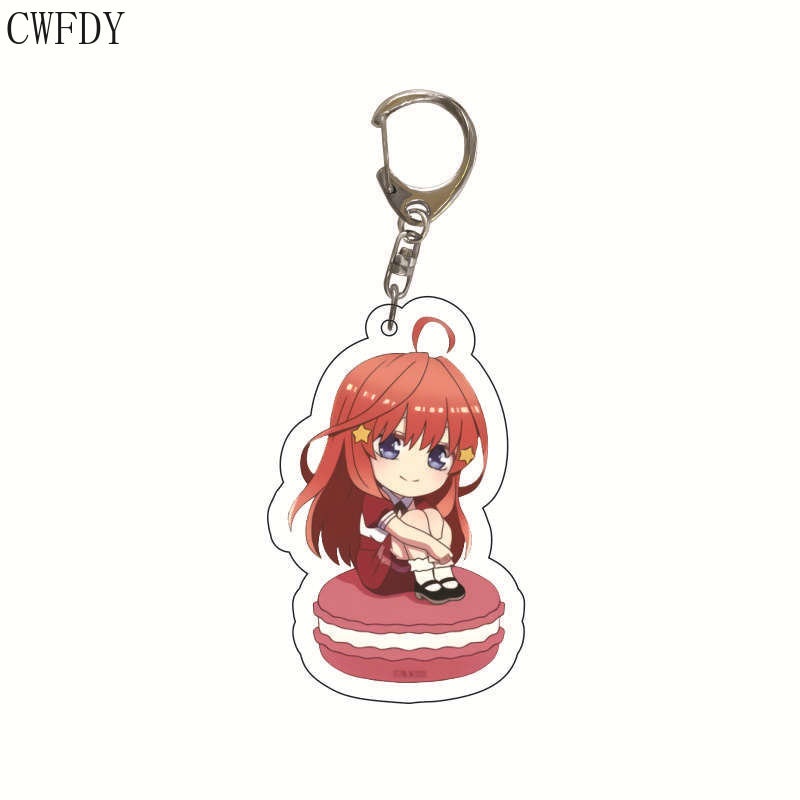 Móc khóa The Quintessential Quintuplets Nhân vật Nakano Ichika Nino Miku Yotsuba Itsuki Sisters Acrylic phụ kiện cute
