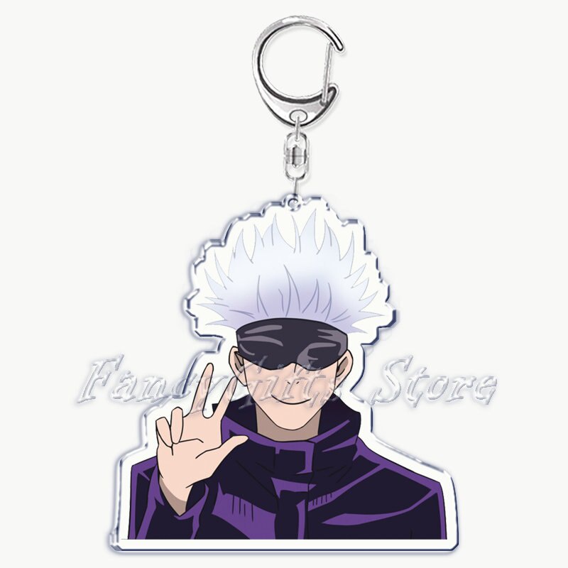 Móc khoá Jujutsu Kaisen 2nd Season Keychain for Women Accessories Gojo Satoru Sukuna Nobara Acrylic Phụ kiện trang trí