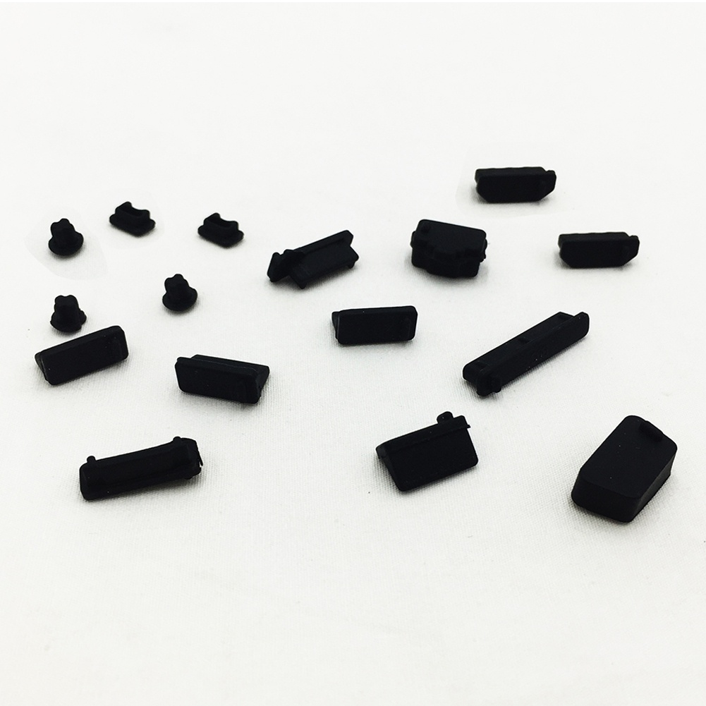 Bộ 16 Nút Bịt silicone Linh Hoạt Chống Bụi Cho laptop Âm Thanh vga