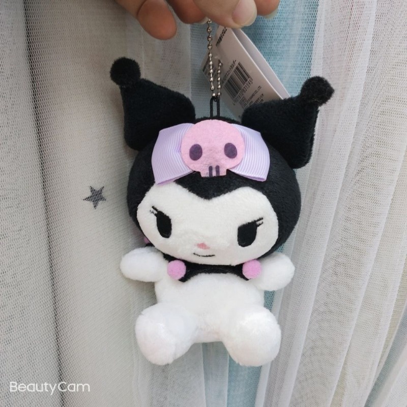 Kuromi Móc Khóa Hình Đồ chơi nhồi bông 12cm Mềm Mại Đáng Yêu