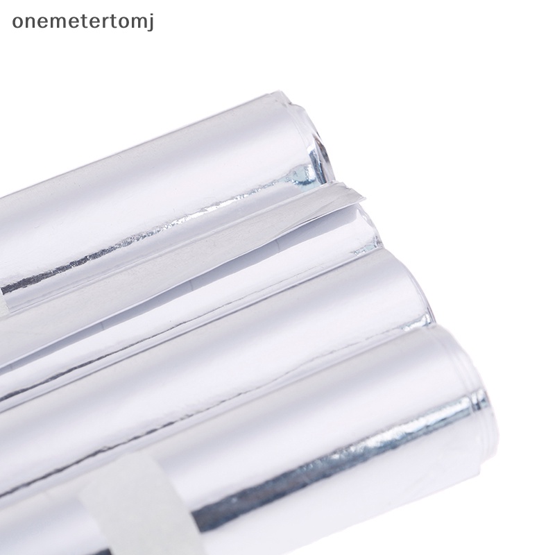 Onemetertomj Đề Can vinyl Mạ chrome Bóng Bạc Bóng Dán Kính Chiếu Hậu Xe Hơi en