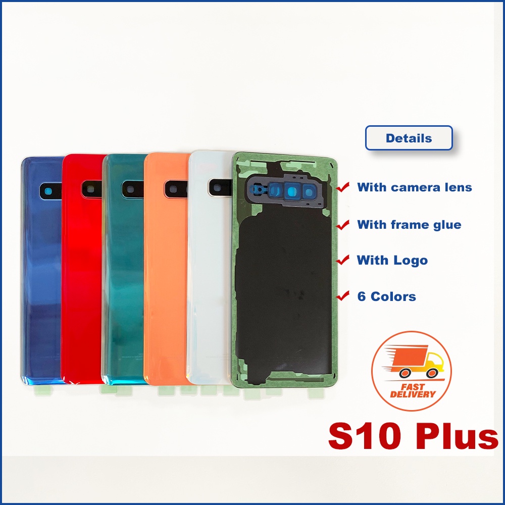 Nắp Lưng Điện Thoại Bằng Kính Thay Thế Chuyên Dụng Cho samsung galaxy s10 plus g975u samsung galaxy s10plus g975f