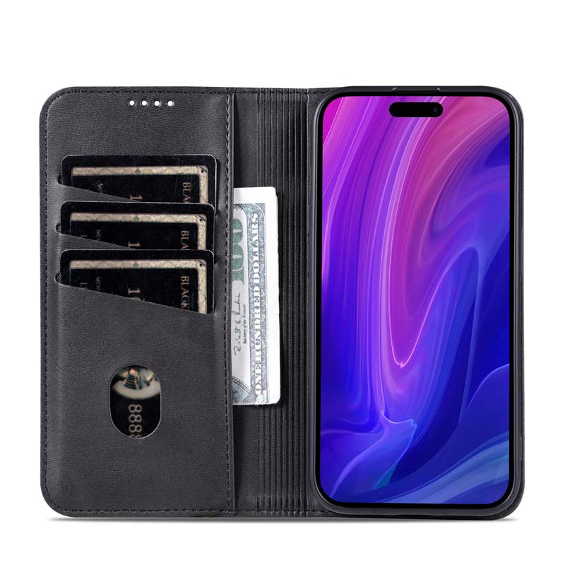Pu Bao Da Điện Thoại Có Ngăn Đựng Thẻ Cho iphone 15 pro max 14 plus case iphone15 promax 15plus cover