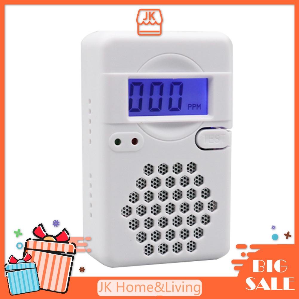 Co gas Cảm Ứng Âm Thanh Đèn Cảnh Báo Rò Rỉ Chạy Pin Cho Nhà