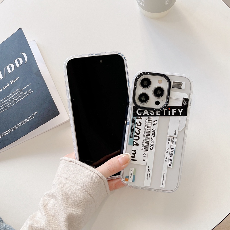Casetify Ốp Điện Thoại silicone Mềm Hình logo note Cho iphone 15 14 12 13 pro 15pro max