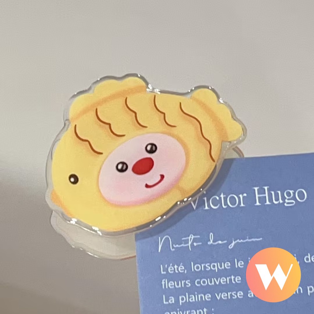 Hoạt Hình Nhẫn Đỡ Điện Thoại Hình Chú Heo Mặt Cười Dễ Thương Vui Nhộn Giá Đỡ