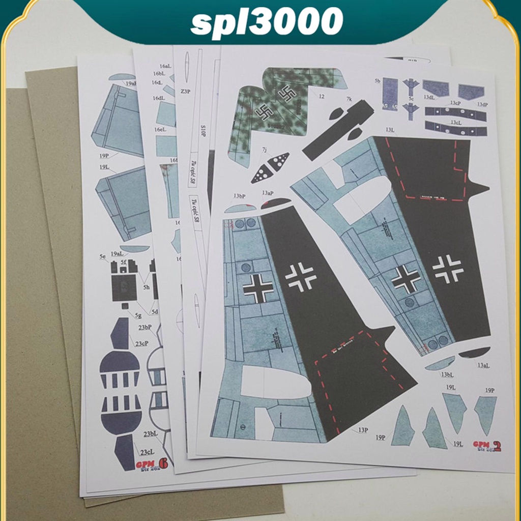 Mô Hình Máy Bay Chiến Đấu Đức me-262 Tỉ Lệ 1 / 2 / 3 / 5 1: 33