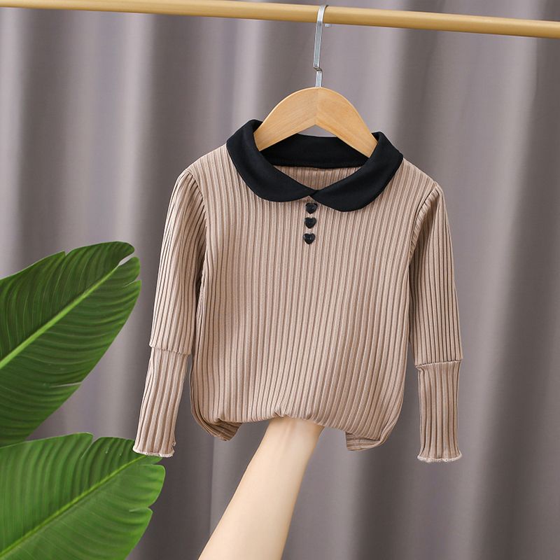 Áo Thun Dài Tay Thời Trang Mùa Thu Xinh Xắn Dành Cho Bé Gái