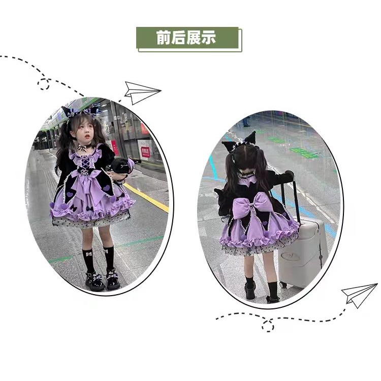 Đầm Công Chúa lolita Phong Cách Phương Tây Mẫu Mới 2023 Cho Bé Gái