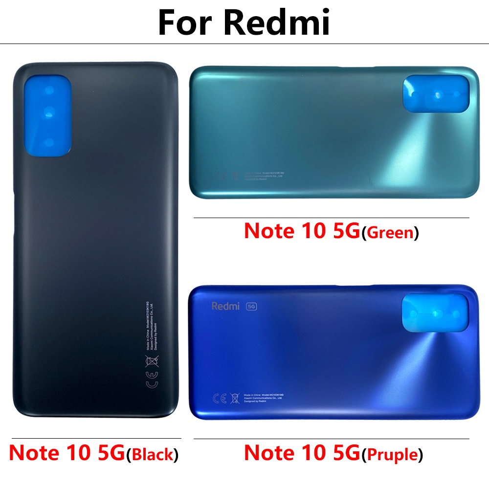 Nắp Lưng Điện Thoại Bằng Kính Thay Thế Chuyên Dụng Cho redmi note 10 5g Ốp