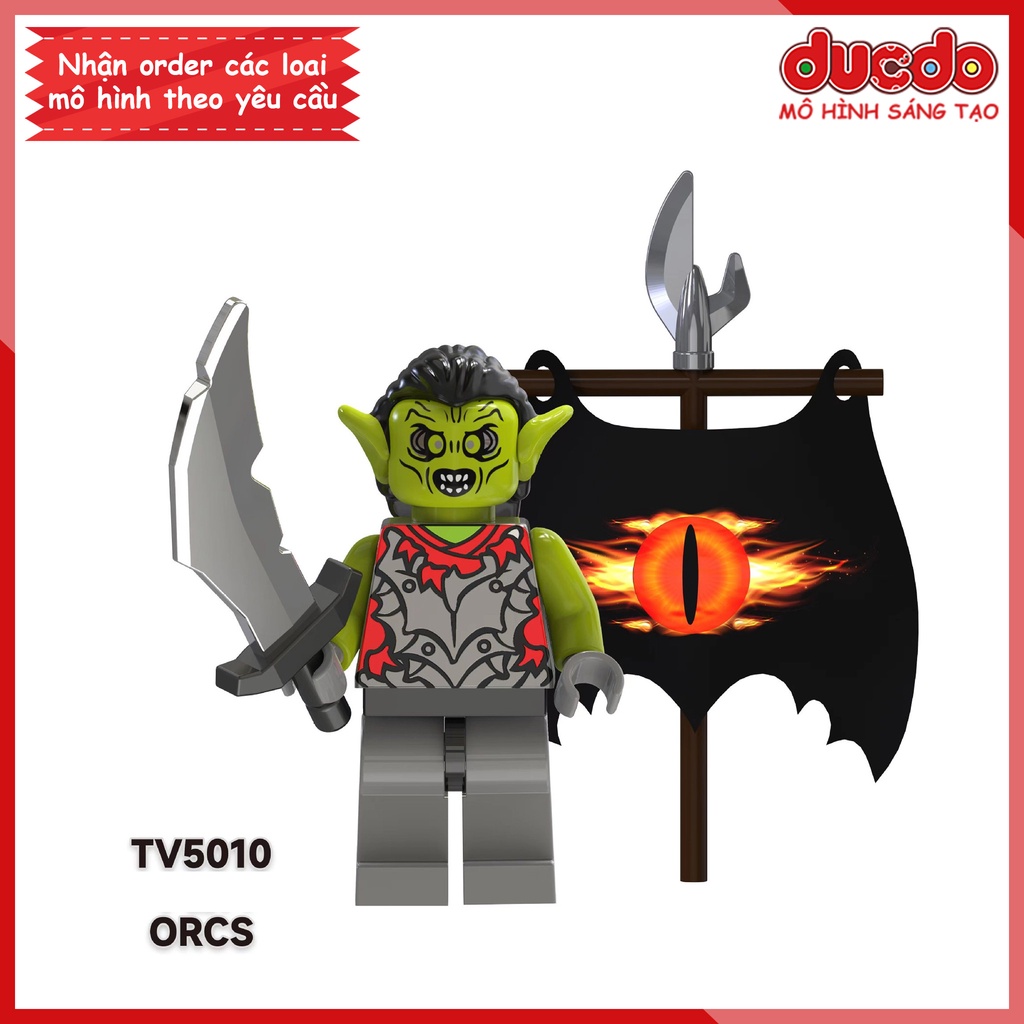 Minifigures nhân vật phim Chúa Tể Những Chiếc Nhẫn tuyệt đẹp - Đồ chơi Lắp ghép Xếp hình Mô hình Mini TV6402