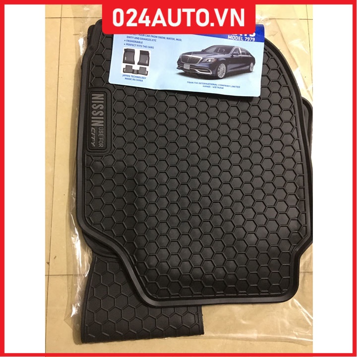 Thảm lót sàn cao su cho xe City 2015-2023 hàng chuẩn theo xe chịu lực tốt