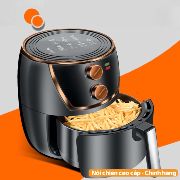 Nồi chiên không dầu KAW Chính Hãng thể tích 8L- Bảo hành 1 đổi 1 12 tháng.