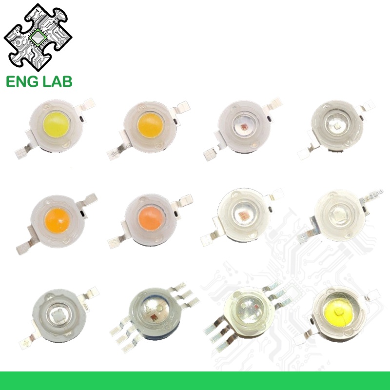 ENGLAB★Bộ 5 Đèn led 3w 3.2v Chất Lượng Cao