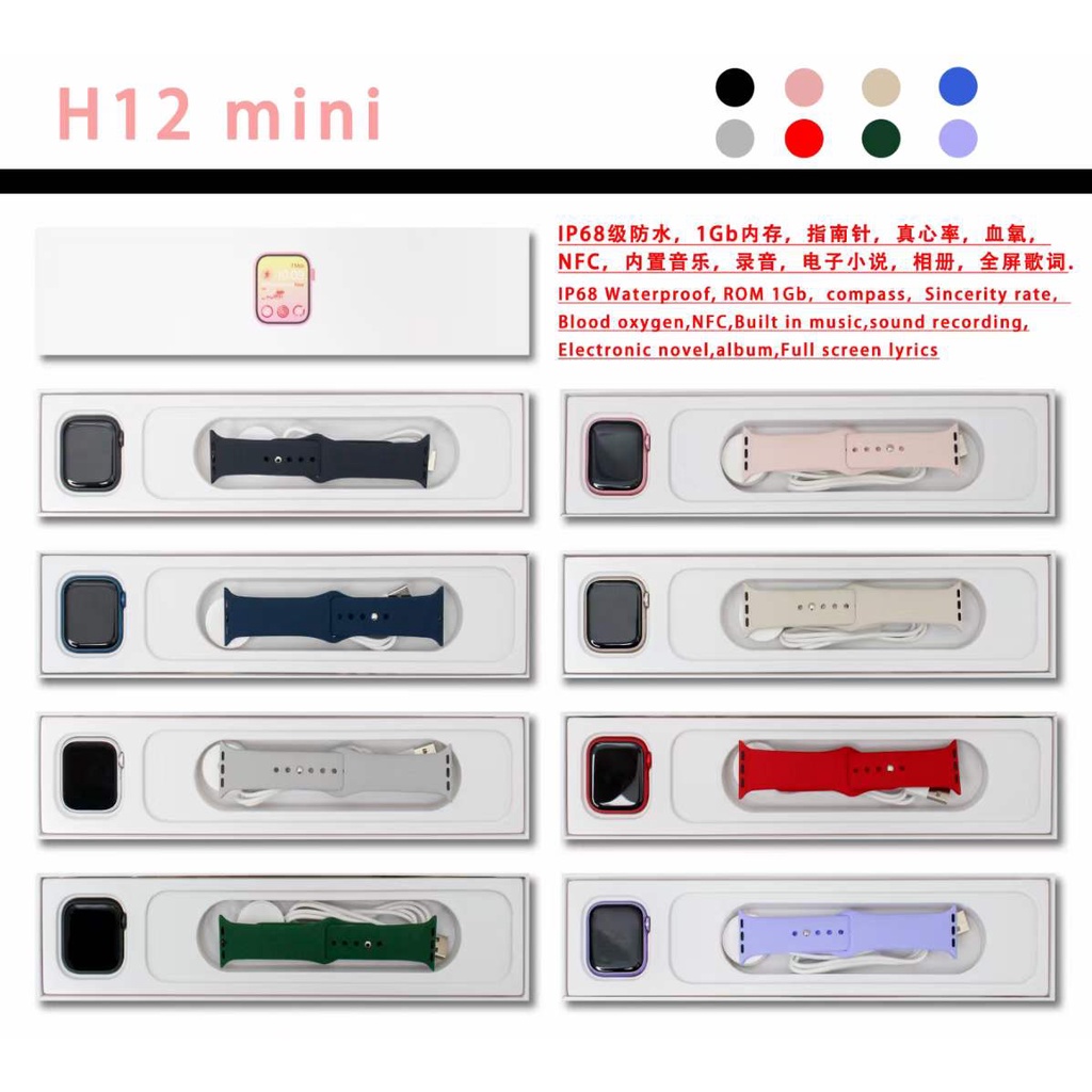 Đồng Hồ Thông Minh 2023 new s9 mini 1.8-inch 41mm nfc series 9 1gb Kèm Sạc hello 3 pk hk9