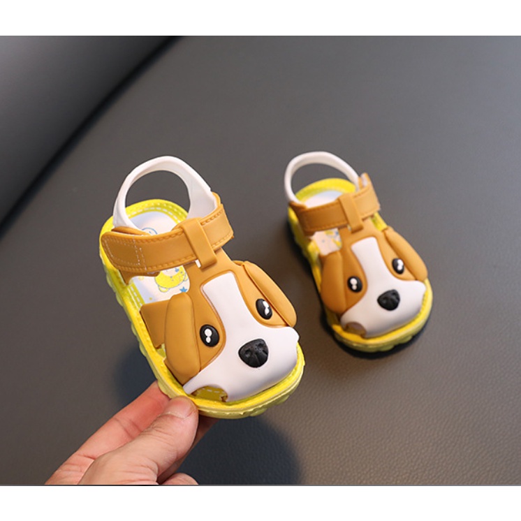 95G. GIÀY NHỰA MỀM CHỐNG TRƠN CHO BÉ TRAI BÉ GÁI 6-36 THÁNG. DÉP QUAI HẬU DỄ THƯƠNG CHO BÉ. BABY LINK SHOPEE