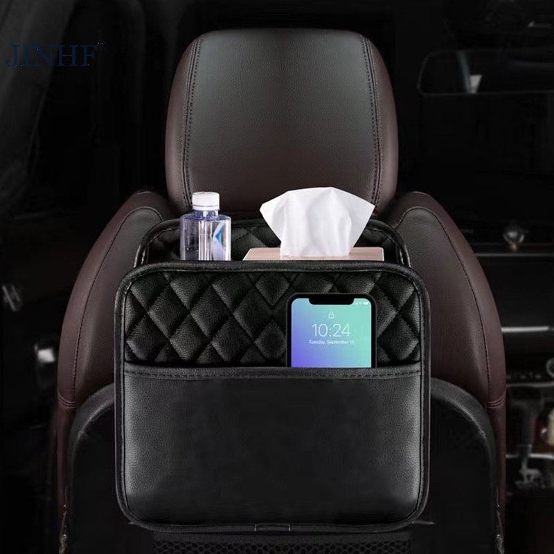 Jinhf Túi Đựng Điện Thoại Chống Thấm Nước Treo Sau Ghế Xe Hơi