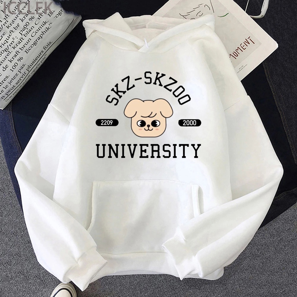 HOT Áo Hoodie In Hình Anime Skzoo Stray Kids Phong Cách Harajuku Đường Phố Dễ Thương Giữ Ấm Mùa Đông Cho Nữ